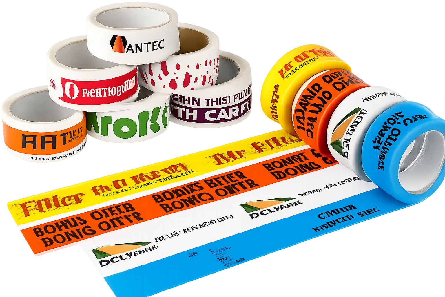 Multi-Color Printed Tape